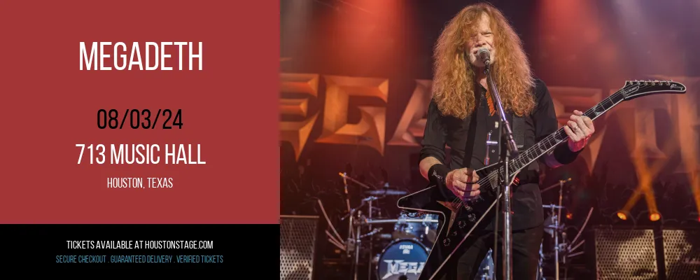 Megadeth at 713 Music Hall