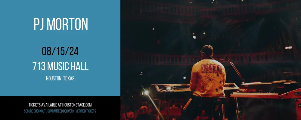 PJ Morton at 713 Music Hall