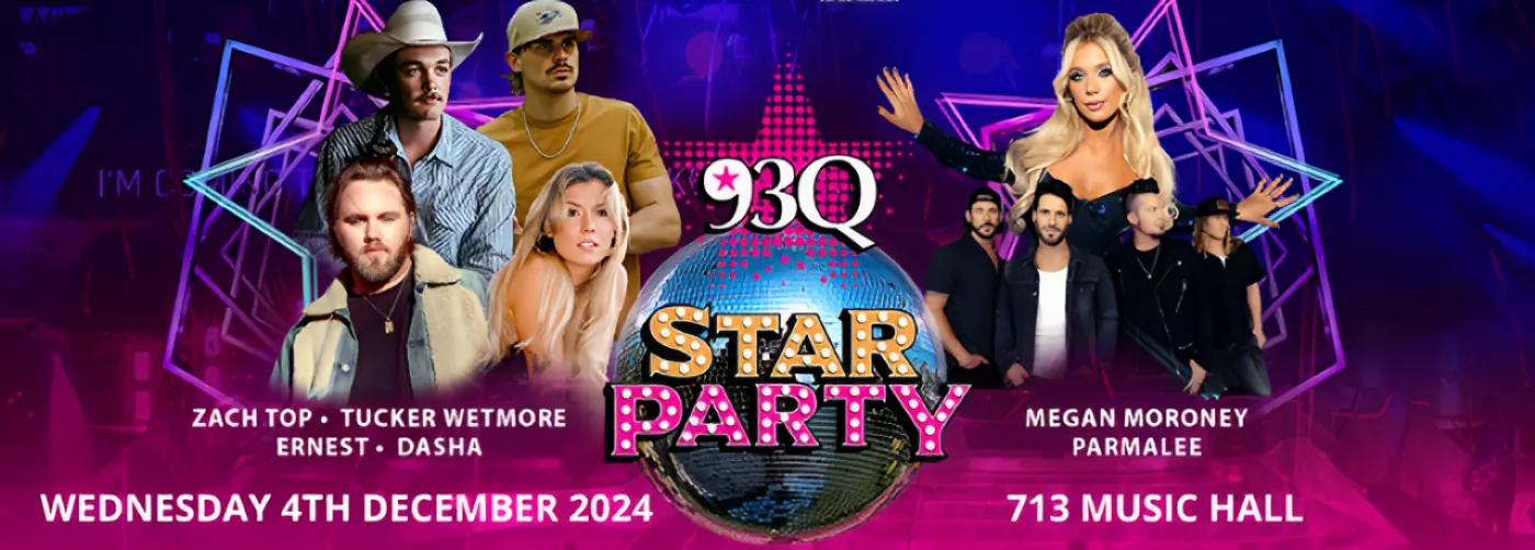 93Q Star Party: Megan Moroney, Parmalee, Ernest, Dasha, Tucker Wetmore & Zach Top