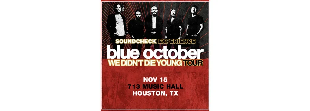 Blue October at 713 Music Hall