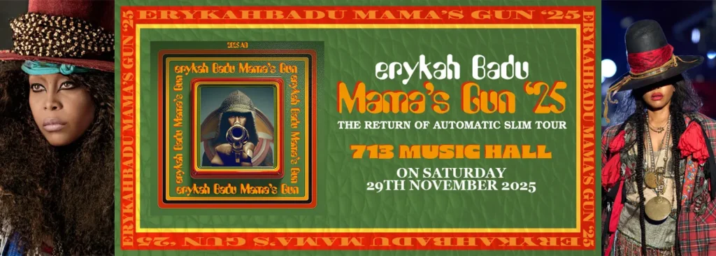 Erykah Badu at 713 Music Hall