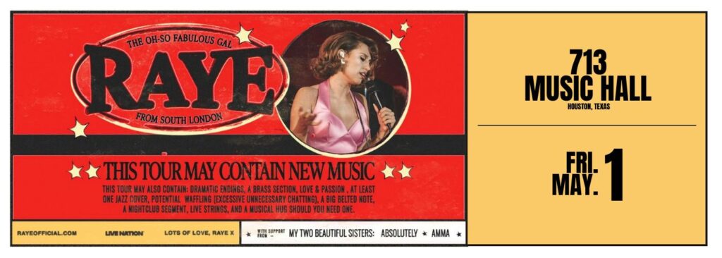 Raye at 713 Music Hall