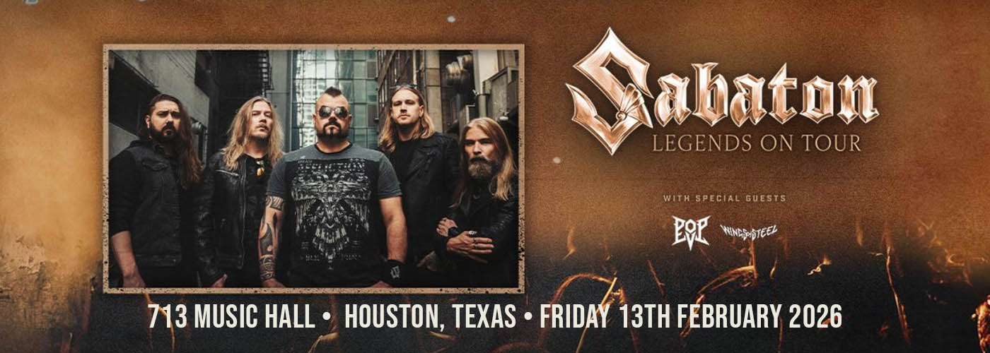 Sabaton, Pop Evil &amp; Wings of Steel
