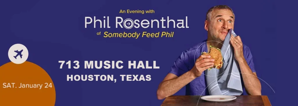 Phil Rosenthal at 713 Music Hall