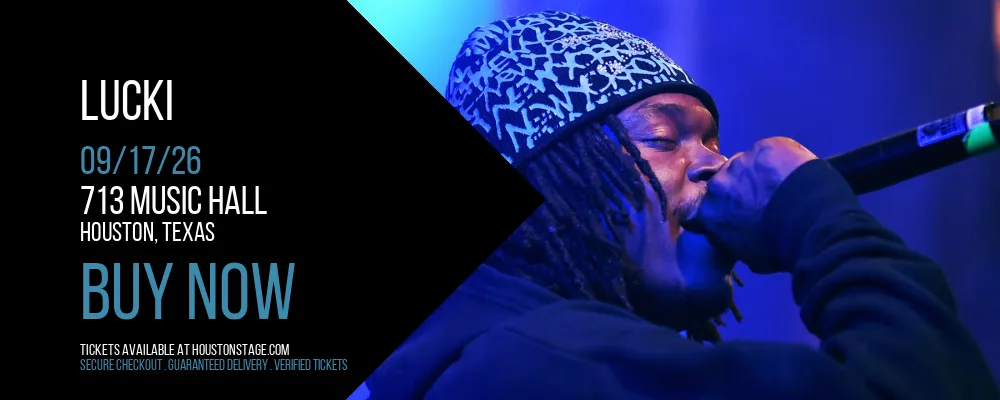 Lucki at 713 Music Hall
