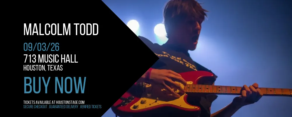 Malcolm Todd at 713 Music Hall